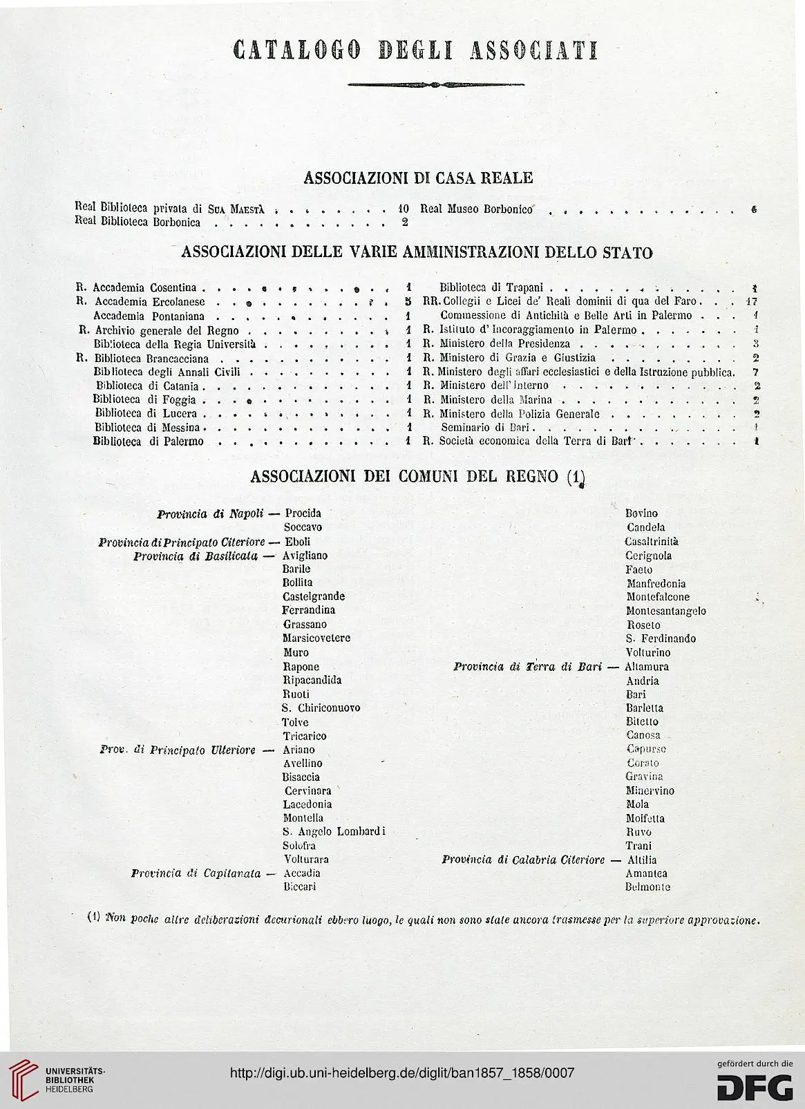 Le Recenti Dichiarazioni del Generale Tricarico