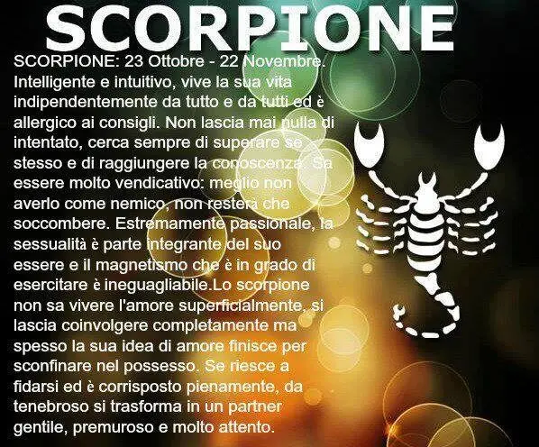 Oroscopo Scorpione: Cosa Riserva la Settimana di Ottobre 2023