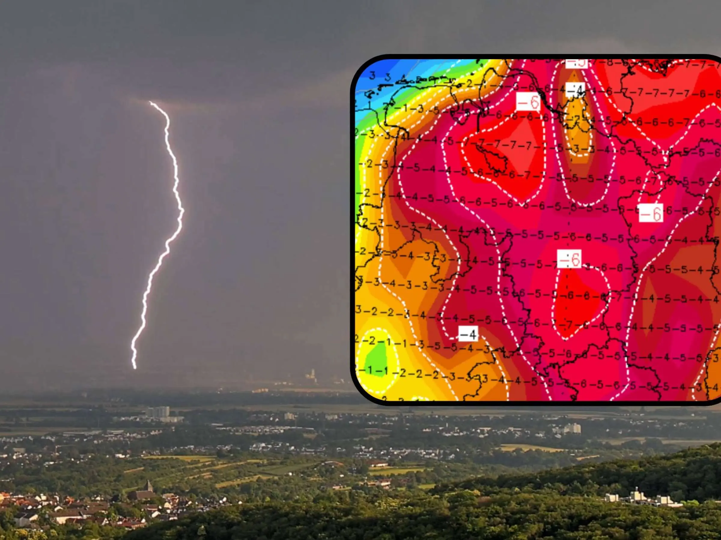 Wichtige Warnung: Starkes Gewitter in Deutschland