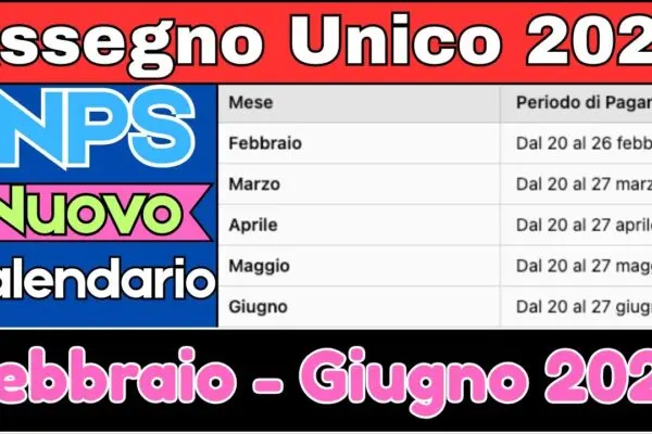 Calendario INPS Assegno Unico: Tutto quello che Devi Sapere