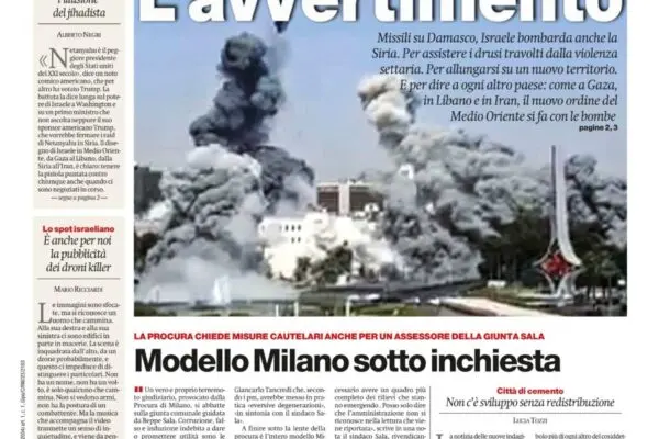 Le prime pagine dei quotidiani: riflesso dei tempi moderni