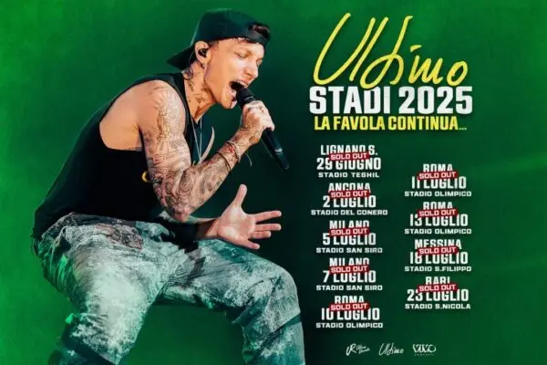 Scaletta Ultimo 2025: I Concerti a Bari e Cosa Aspettarsi