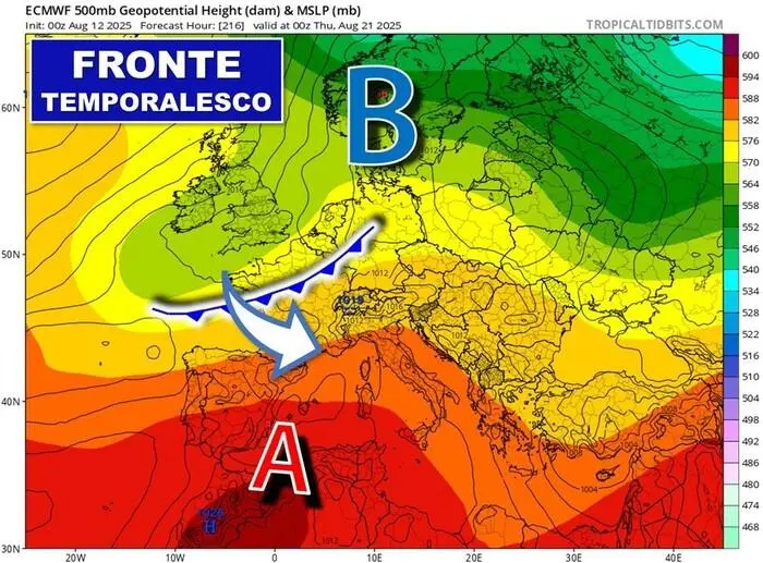 Anticiclone Caronte: il caldo torrido in arrivo