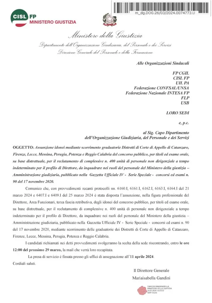 Tutto ciò che devi sapere sul Concorso Ministero Giustizia 2023