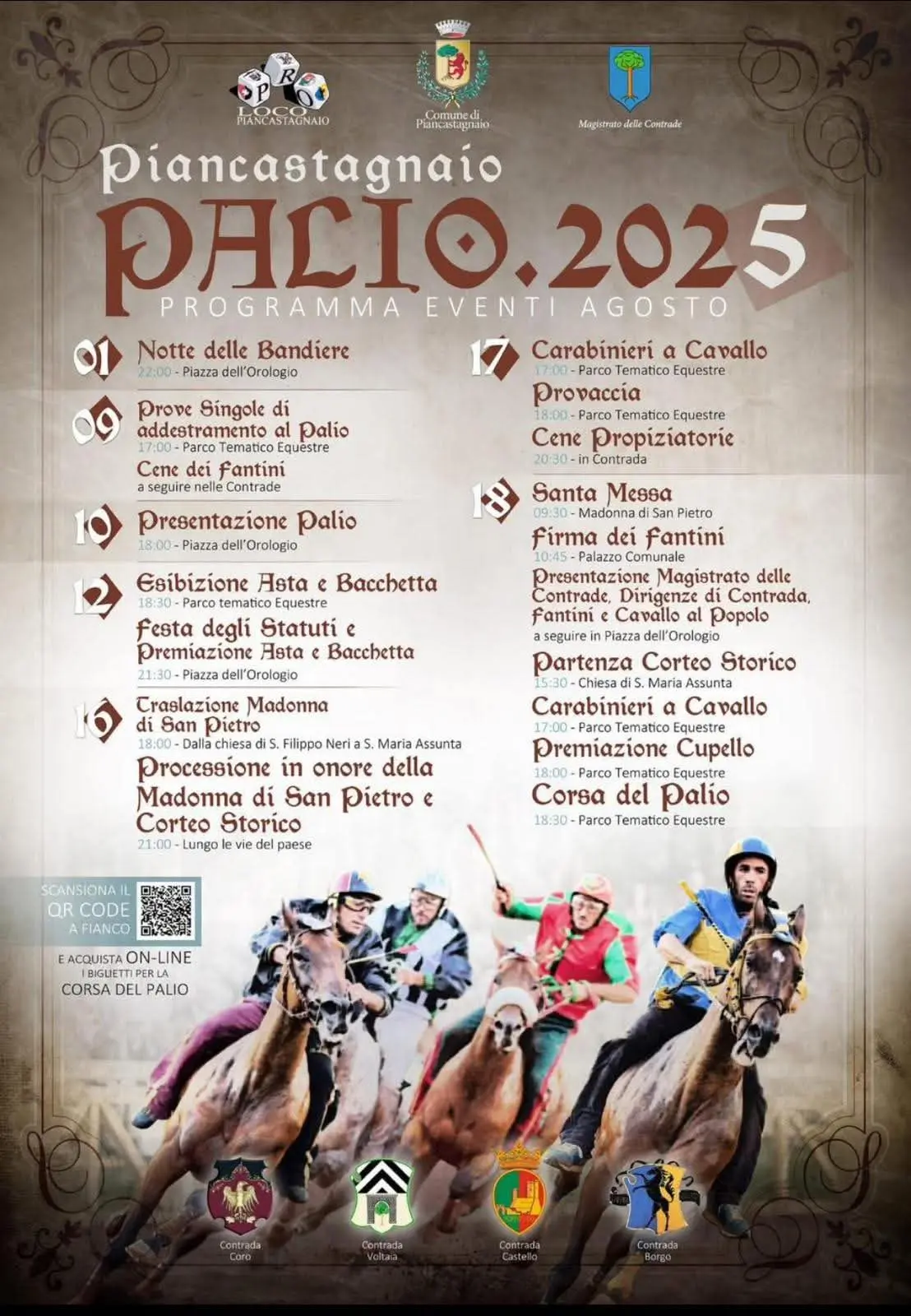 Palio di Piancastagnaio 2025: Un Evento da Non Perdere