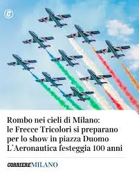 Frecce Tricolori sul Duomo: Un Evento Indimenticabile
