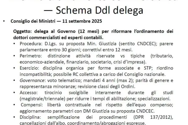 Riforma dei Dottori Commercialisti: Cosa Cambia e Perché È Importante