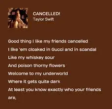 Cancellazione delle Lyrics di Taylor Swift: Un Caso Controverso