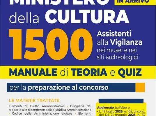 Tutto sul Concorso Ministero della Cultura 2023 image 1