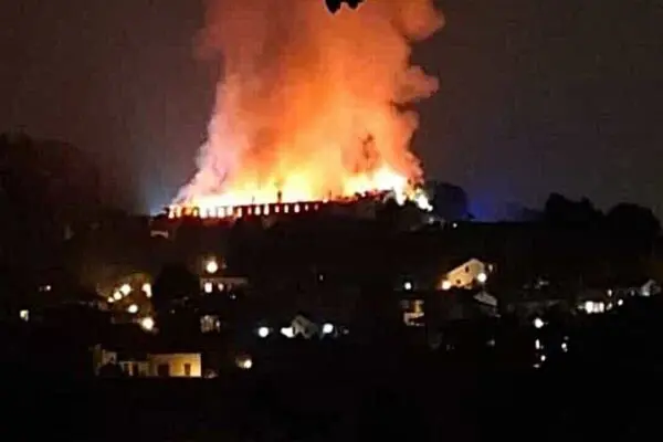 Incendio devasta il Monastero della Bernaga image 1