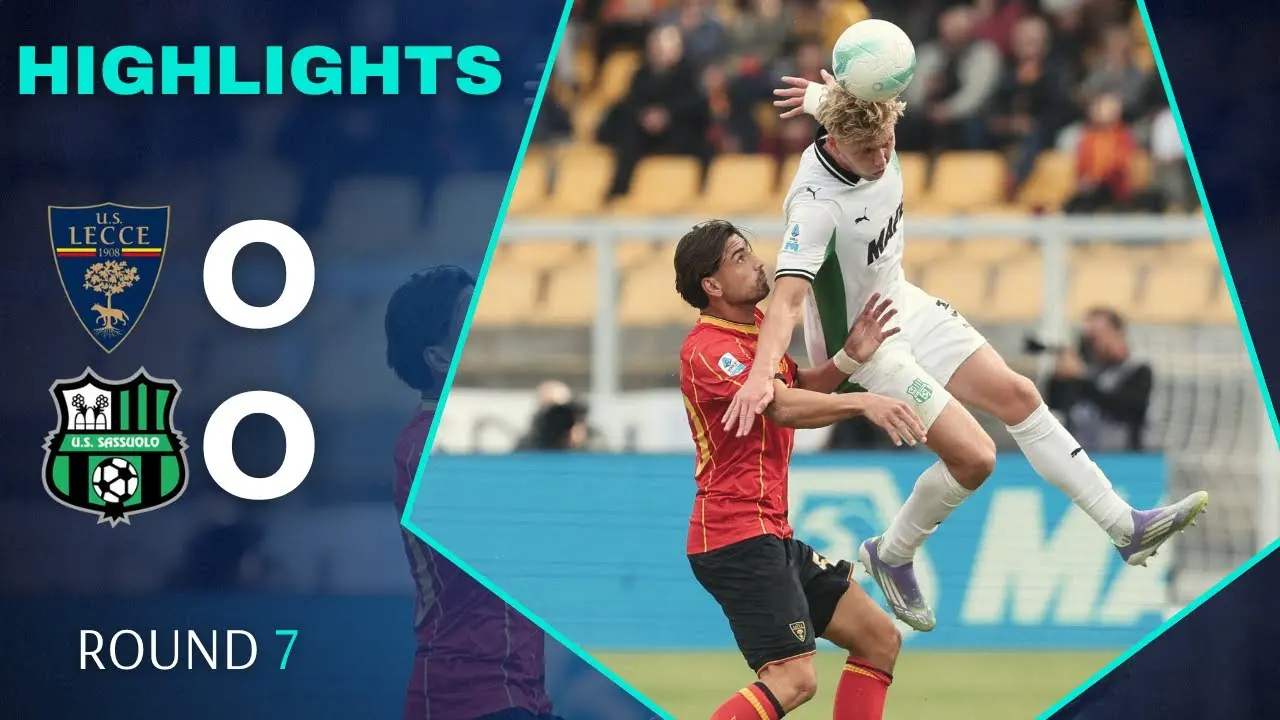 Analisi della Partita Lecce vs Sassuolo in Serie A image 1
