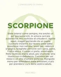 Oroscopo Oggi: Scorpione – Il Tuo Destino per Oggi