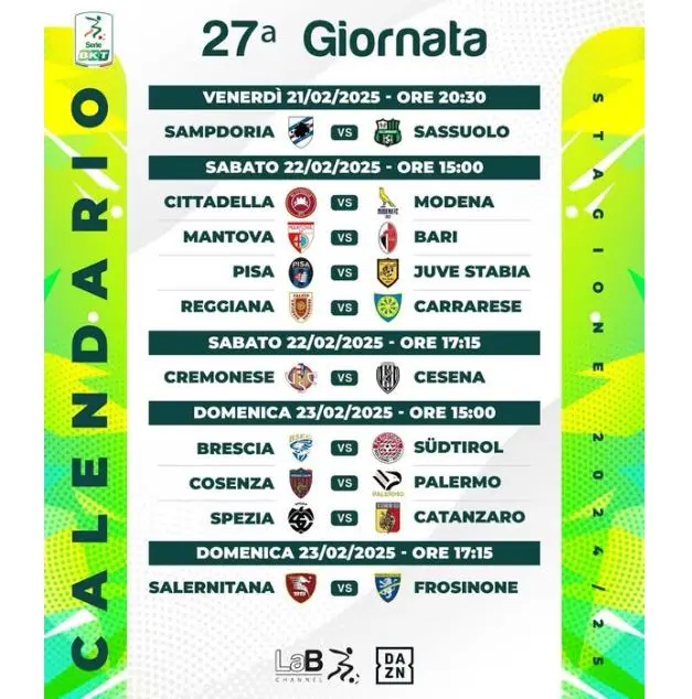 Aggiornamenti sulla Classifica della Serie B 2023/2024