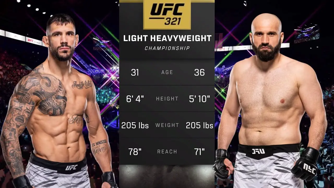 UFC 321: Analisi e Risultati dell’Evento Principale