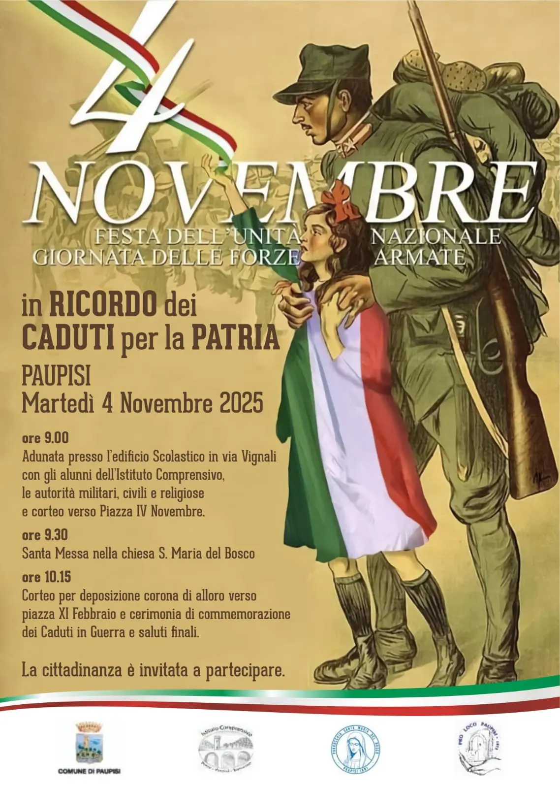 4 Novembre: Festa Nazionale 2025 in Italia