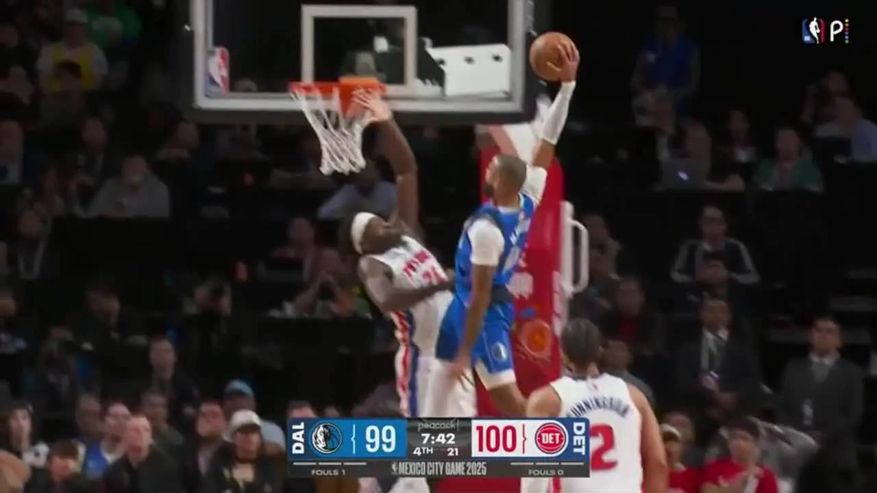 Pistons e Mavericks: Una partità da ricordare