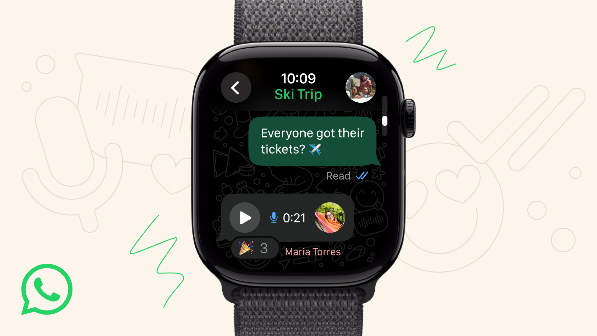 Tutto sull’App WhatsApp per Apple Watch