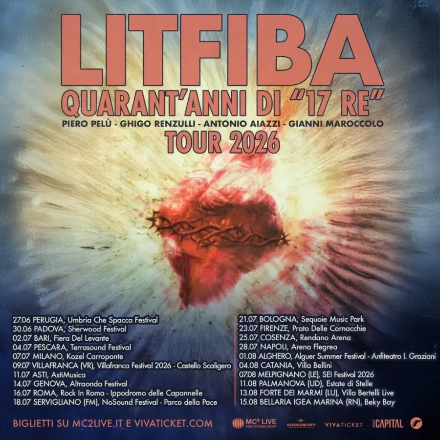 Il Tour 2026 dei Litfiba: Tappe e Novità