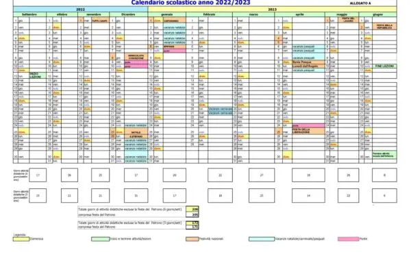 Il nuovo calendario scolastico 2023/2024 di Santanché