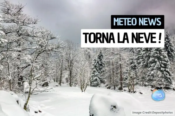 Previsioni meteo: tanta neve in arrivo in Italia