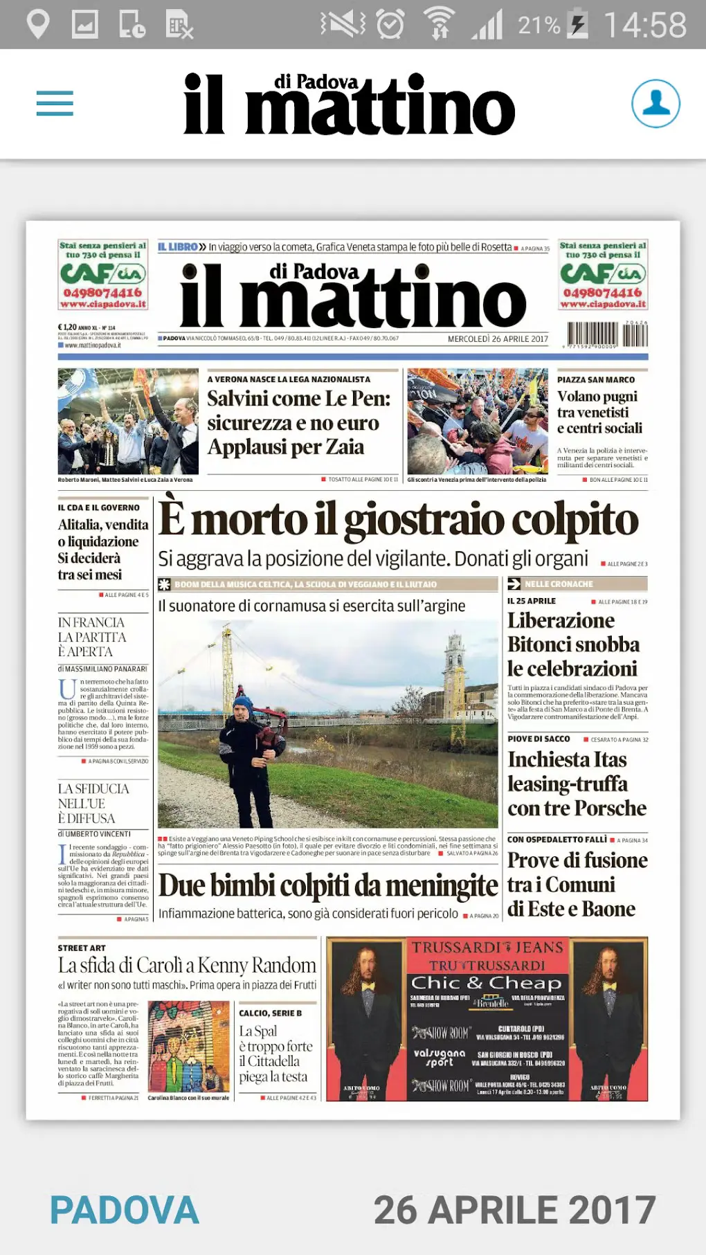Il Mattino di Padova: La Voce della Città