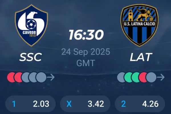 Latina e Cavese: Analisi della Partita di Campionato