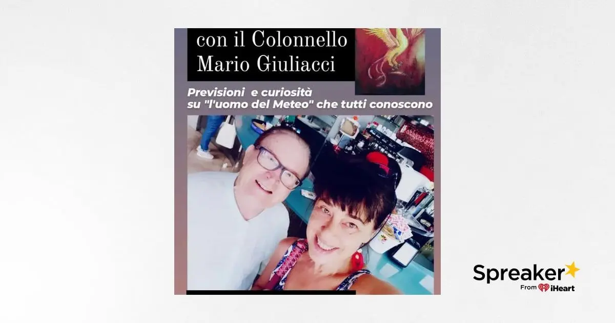 Mario Giuliacci e le sue Previsioni Meteo per l’Italia