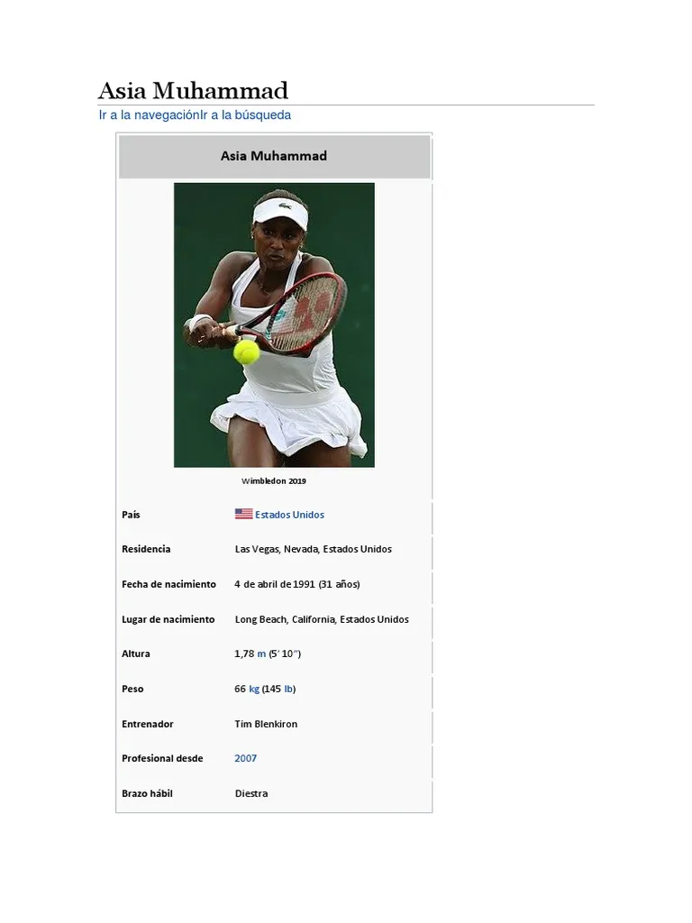 Asia muhammad: Cosa significa la sconfitta di  nel WTA Miami?