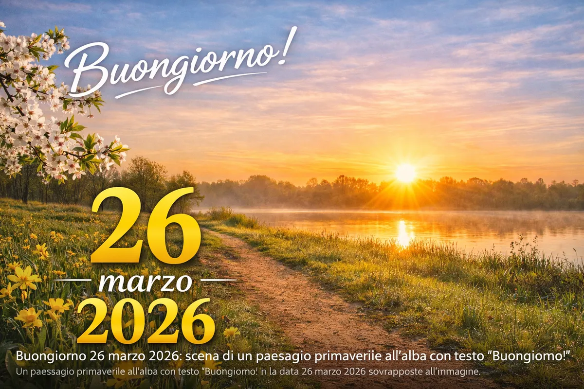 Buongiorno giovedi 26 marzo: Buongiorno giovedì 26 marzo: quali eventi storici ricordiamo?
