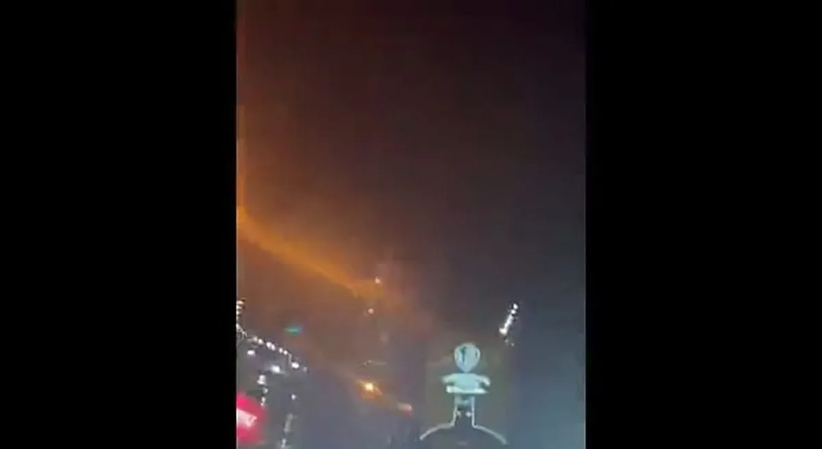 Dubai marina drone