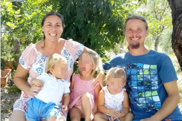 Famiglia nel bosco
