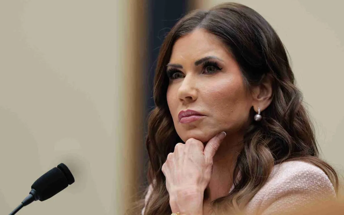 Kristi noem: Dismissal e Nuovo Ruolo
