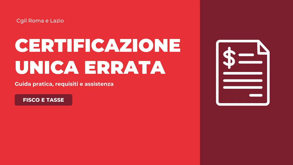 Certificazione unica inps: Cosa comporta l’errore nella ?