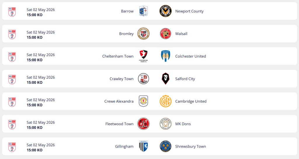 Campionato inglese per leggere calendario classifica e piramide del calcio image 2