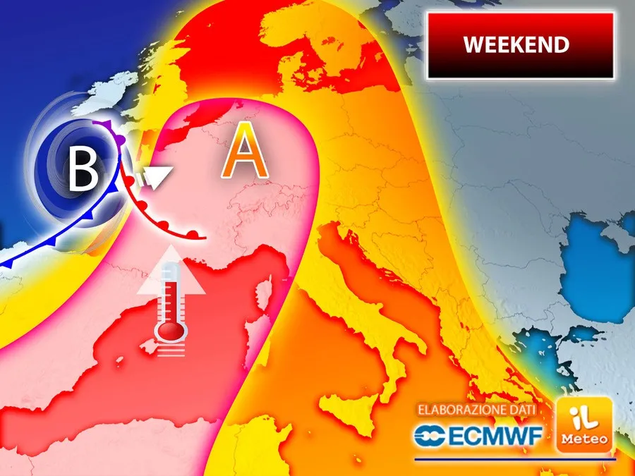 Meteo domenica 10 maggio: caldo estivo al Sud e temporali al Nord