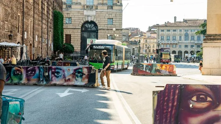I New Jersey in piazza Bra