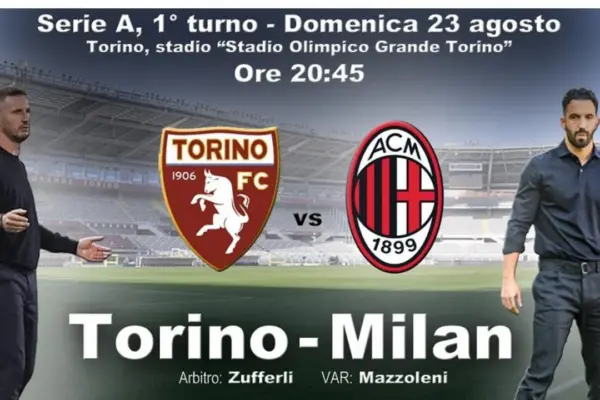 Torino-Milan: le formazioni ufficiali e le dichiarazioni pre-partita
