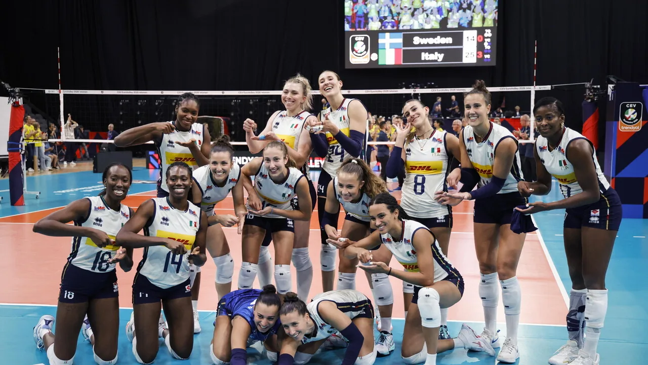 Göteborg: le Azzurre affrontano la Slovacchia agli Europei di volley femminile